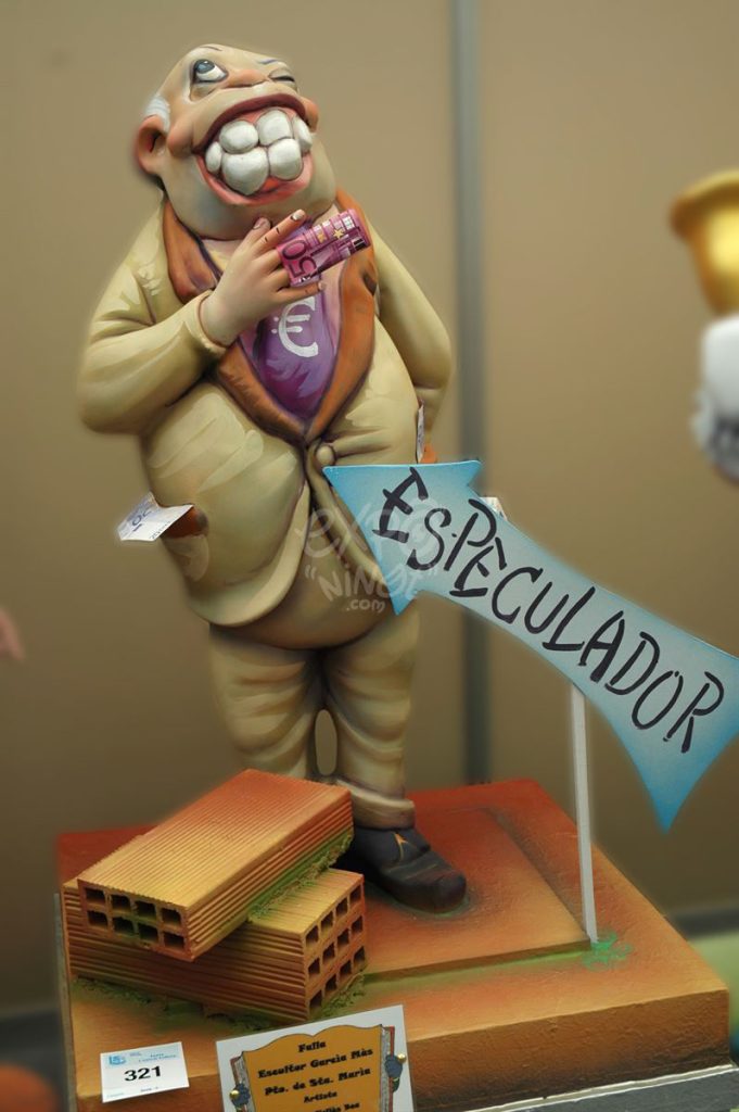 Año 2012, falla Escultor García Mas Puerto Santa María, sección sexta c, Artista: Arturo Vallés Bea.