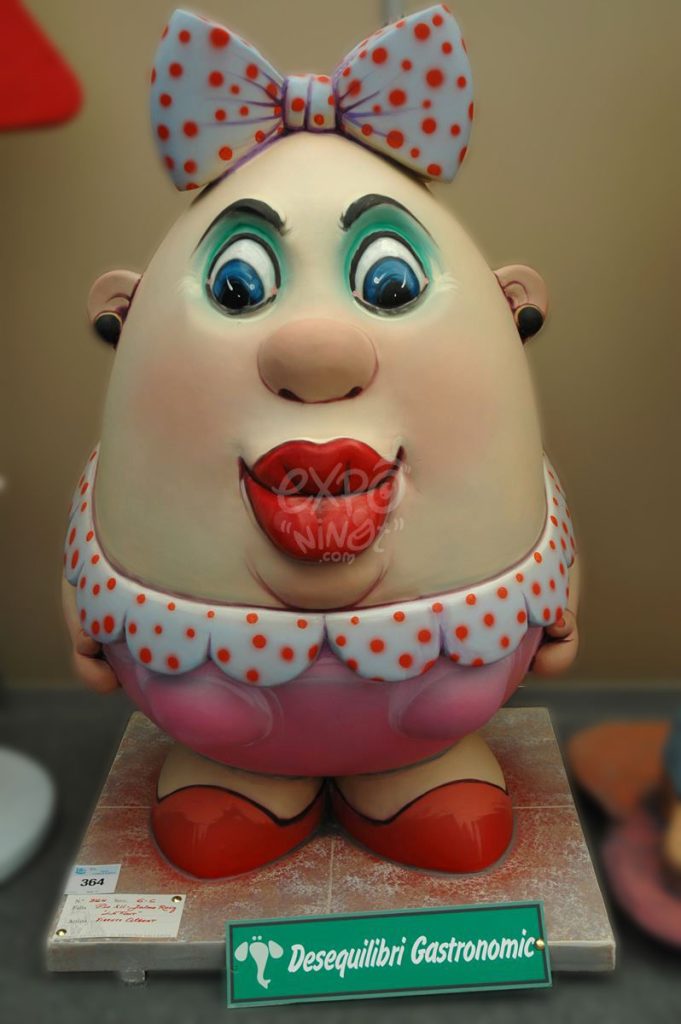 Año 2012, falla Pío XII –Jaime Roig, sección sexta c, Artista: Vicente Albert García.