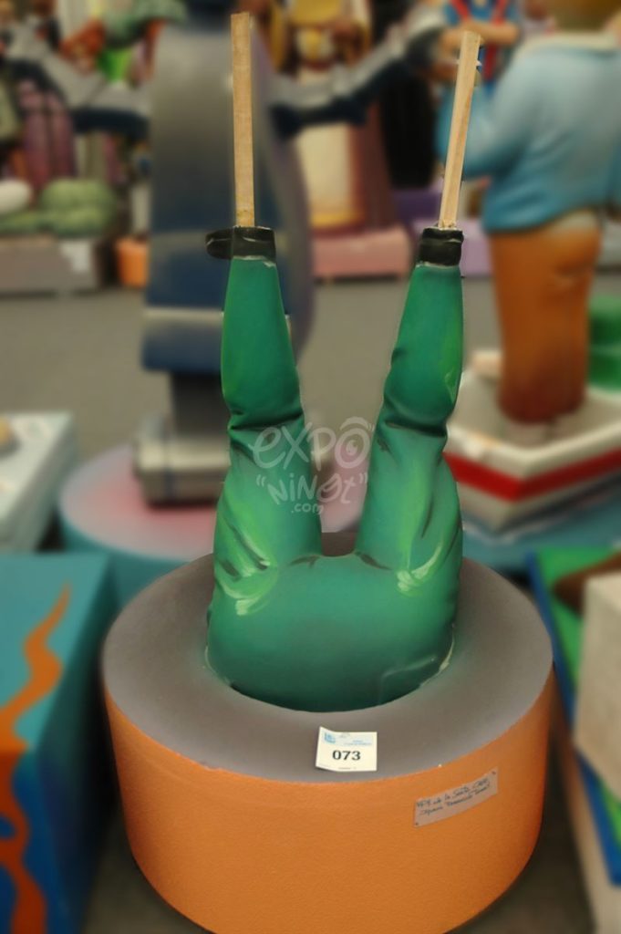 Año 2012, falla Plaza de Santa Cruz, sección séptima a, Artista: Ignacio Ferrando Tamarit.