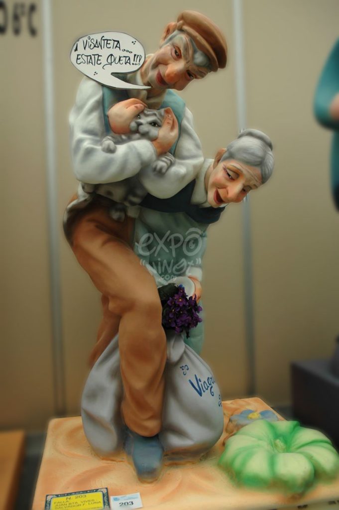 Año 2012, falla Juan Bautista Vives, Salvador Ferrandis Luna, sección séptima a, Artista: David Zahonero del Fresno.