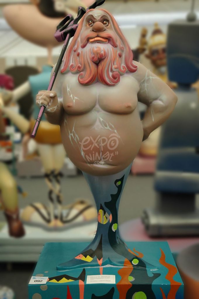 Año 2012, falla En Sendra, Plaza Coll, sección séptima a, Artista: Juan Carlos Moles Martínez.