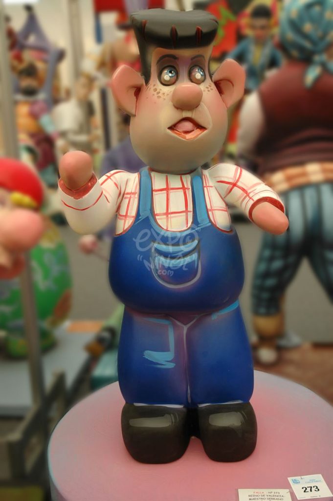 Año 2012, falla Avenida Regne de Valencia, Maestro Serrano, sección séptima b, Artista: Pedro Espadero Colmenar.