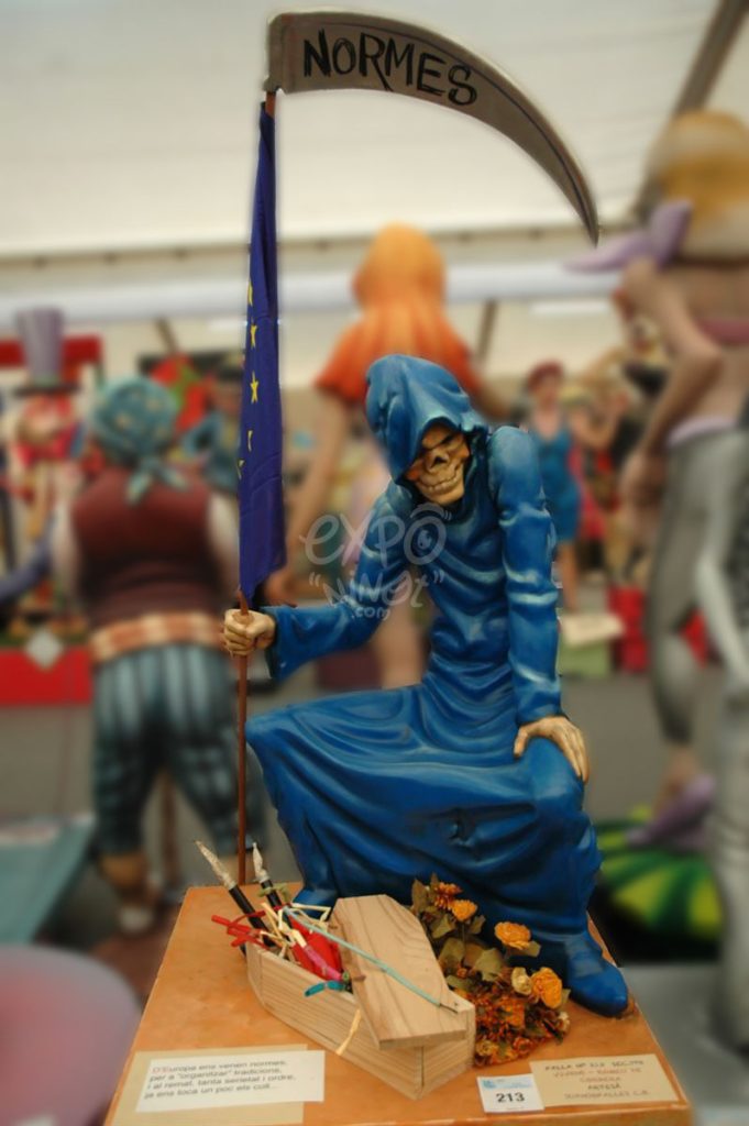 Año 2012, falla Vivons, Romeu de Corbera, sección séptima b, Artista: Juanjo García López.