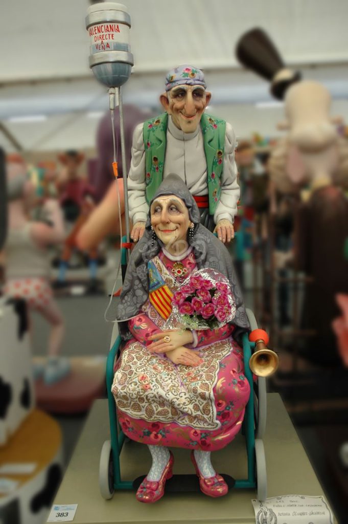 Año 2012, falla Horta Sud, La Costera, sección séptima c, Artista: Francisco Olivares, Juan Valencia.