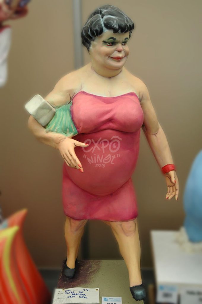 Año 2012, falla Casas de Bárcena, sección séptima c, Artista: Francisco Real Pérez.