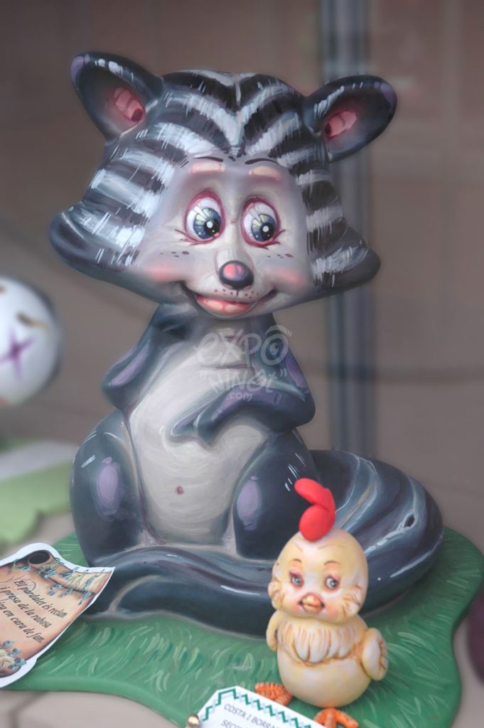 Año 2012, falla Costa y Borrás, Agustina de Aragón, sección octava Infantil, Artista: José Acebes Rodríguez.