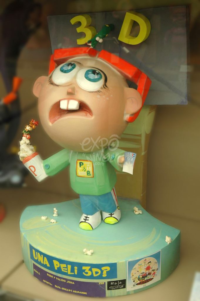 Año 2012, falla Avenida Peris y Valero, Cuba, sección octava Infantil, Artista: Rafael Guillot Comeche.