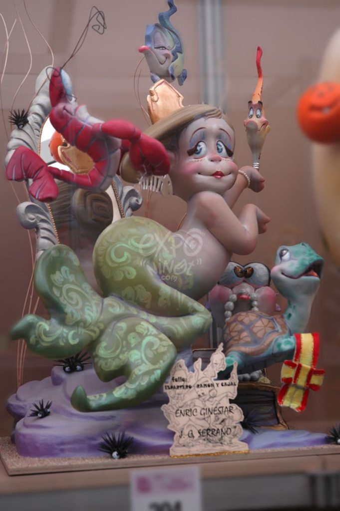 Año 2012, falla Espartero, Gran Vía Ramón y Cajal, sección primera Infantil, Artista: José Enrique Ginestar Morán.