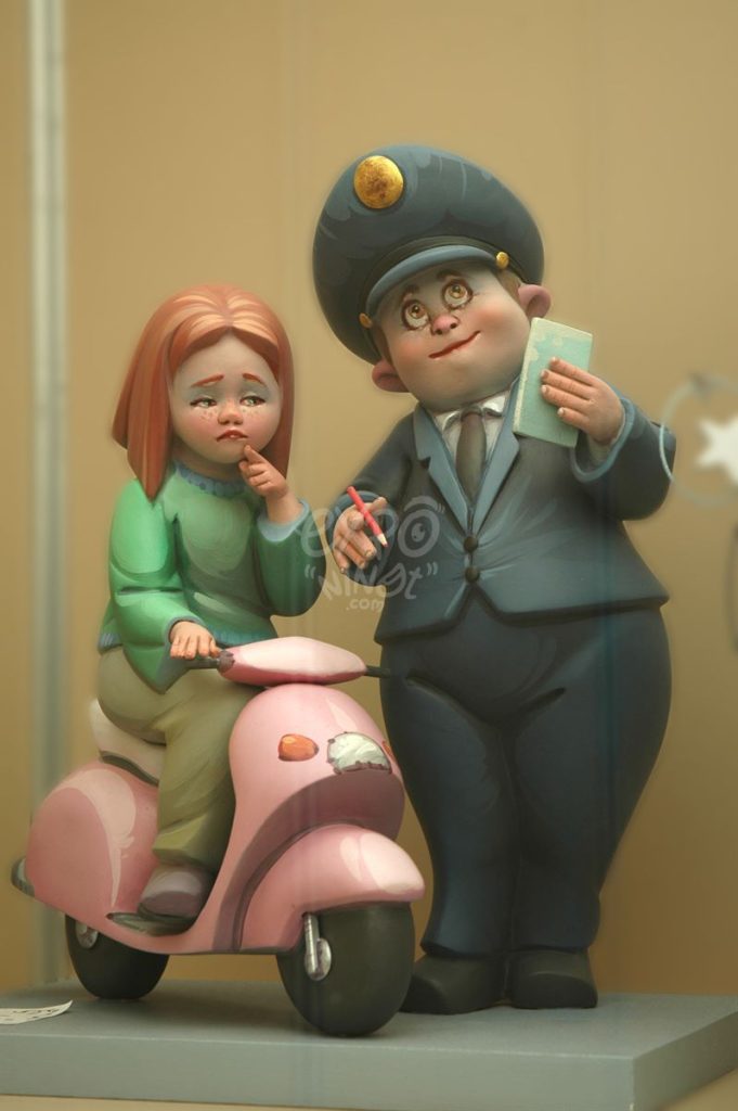 Año 2012, falla Grabador Esteve, Cirilo Amorós, sección primera Infantil, Artista: Francisco Jiménez Rodero.