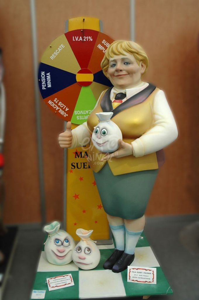 Año 2013, falla Quart, Palomar, sección primera a, Artista: José Manuel Gramaje Listerri.