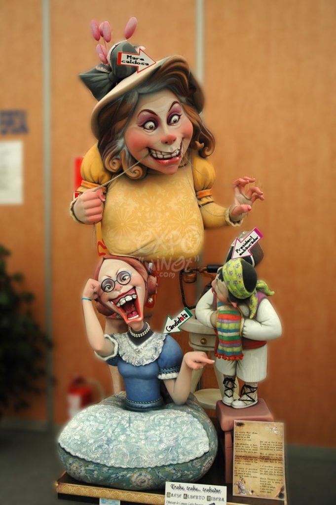 Año 2013, falla Duque de Gaeta, Puebla de Farnals, sección primera a, Artista: Alberto Ribera Fernández.