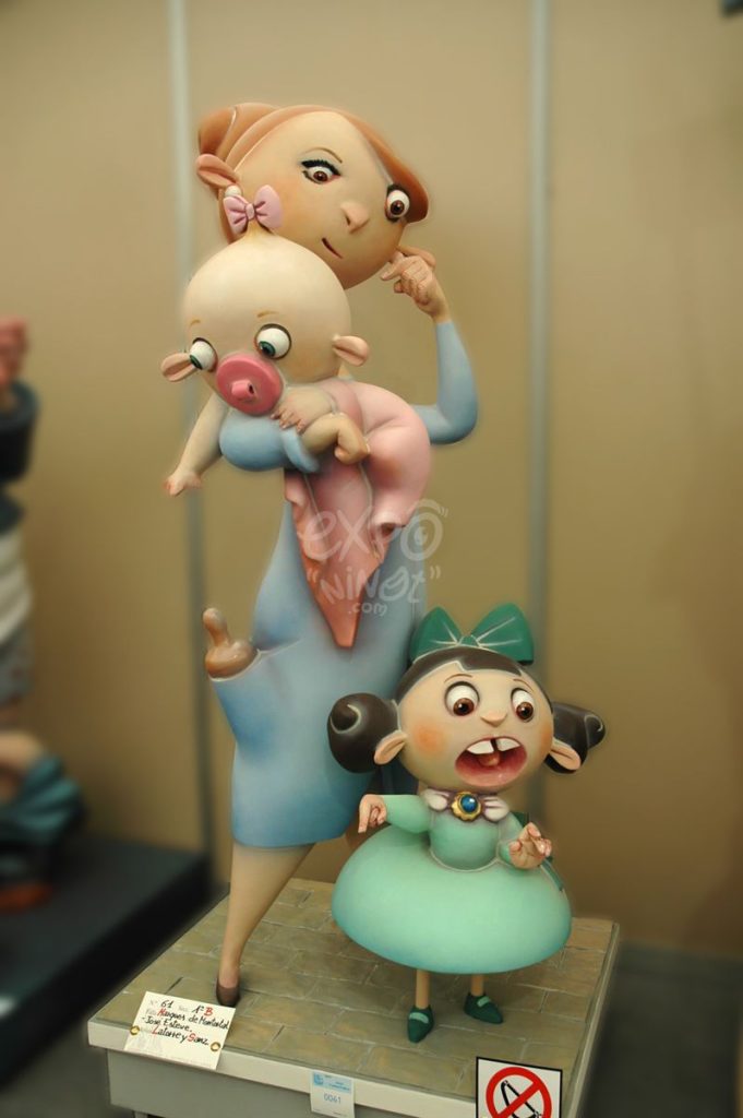 Año 2013, falla Marqués de Montortal, José Esteve, sección primera b, Artista: Gabriel Sanz, José Latorre.