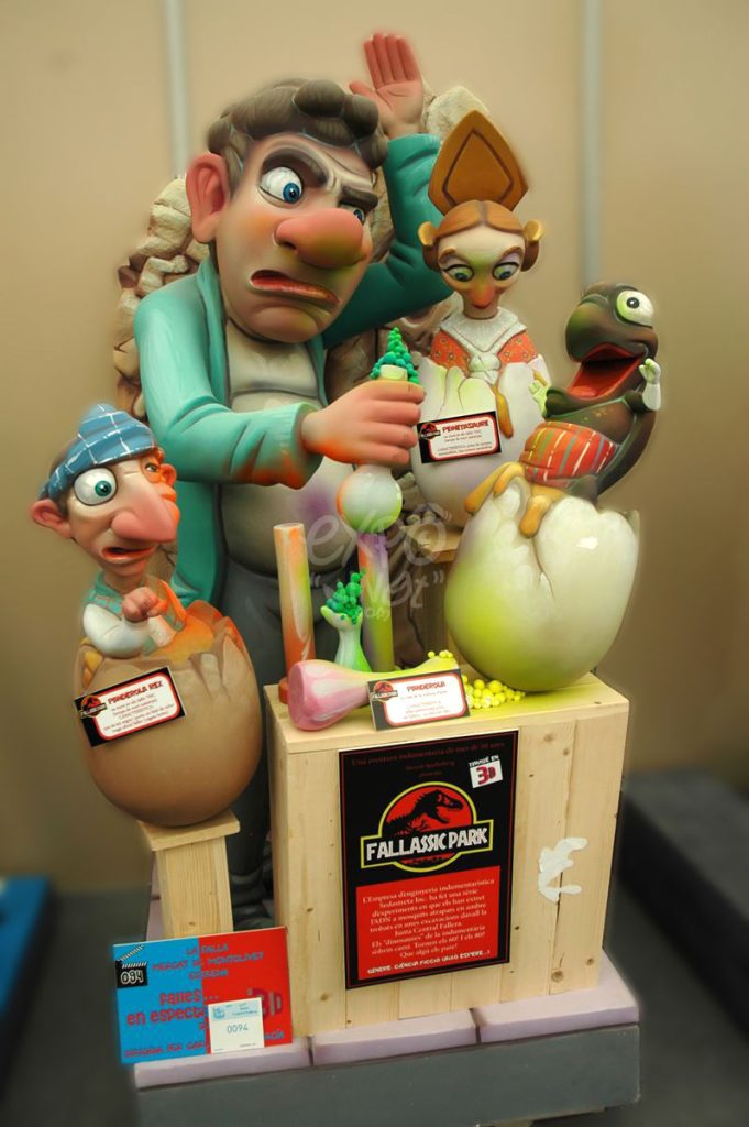 Año 2013, falla Plaza Mercado de Monteolivete, sección primera b, Artista: Carlos Carsí García.