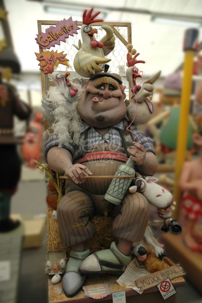 Año 2013, falla Conde Salvatierra, Cirilo Amorós, sección primera b, Artista: Javier Álvarez-Sala Salinas.