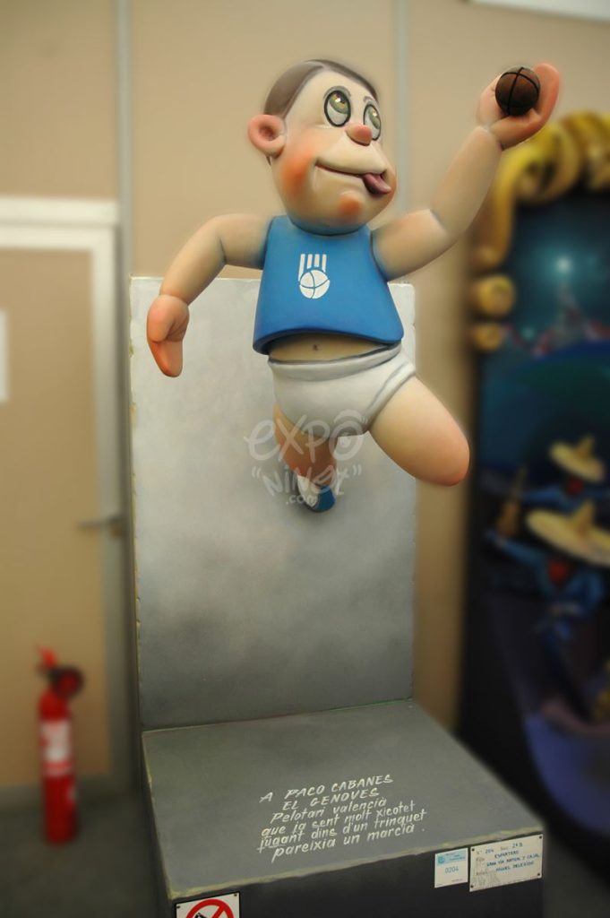 Año 2013, falla Espartero, Gran Vía Ramón y Cajal, sección segunda b, Artista: Miguel Delegido Cabrito.
