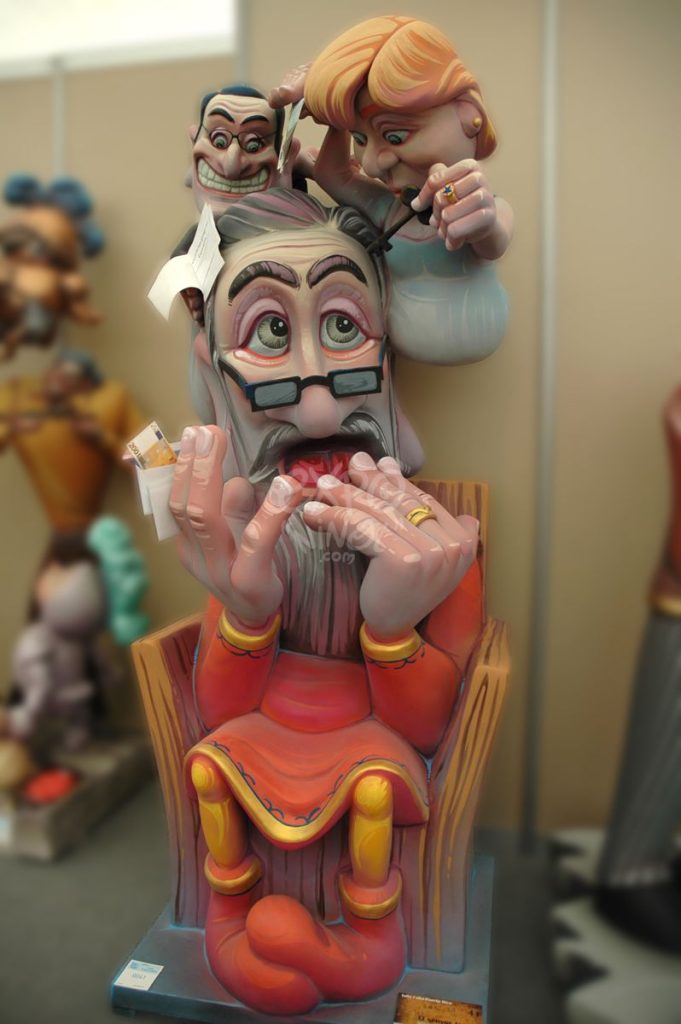 Año 2013, falla Cuba, Puerto Rico, sección segunda b, Artista: Alfredo Bernat Cano.