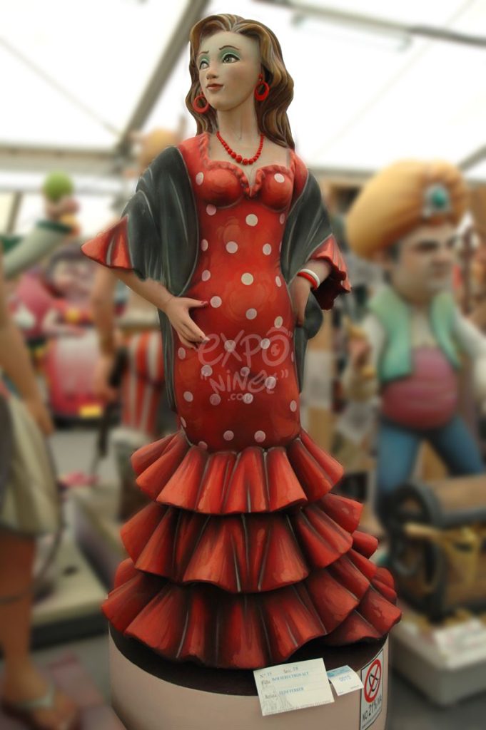 Año 2013, falla Bolseria, Tros Alt, sección segunda b, Artista: Fede Ferrer García.