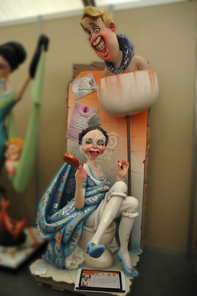 Año 2013, falla Zapadores, Vicente Lleó, sección segunda a, Artista: Francisco Torres.