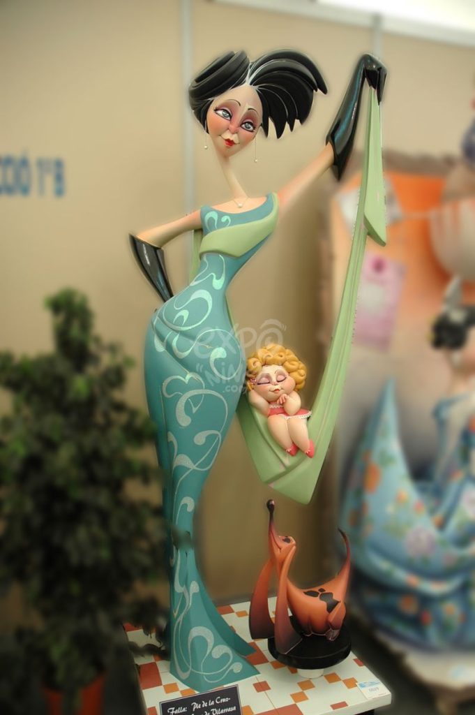 Año 2013, falla Pie de la Cruz, Don Juan de Villarrasa, sección segunda a, Artista: Javier Fernández Ruíz.