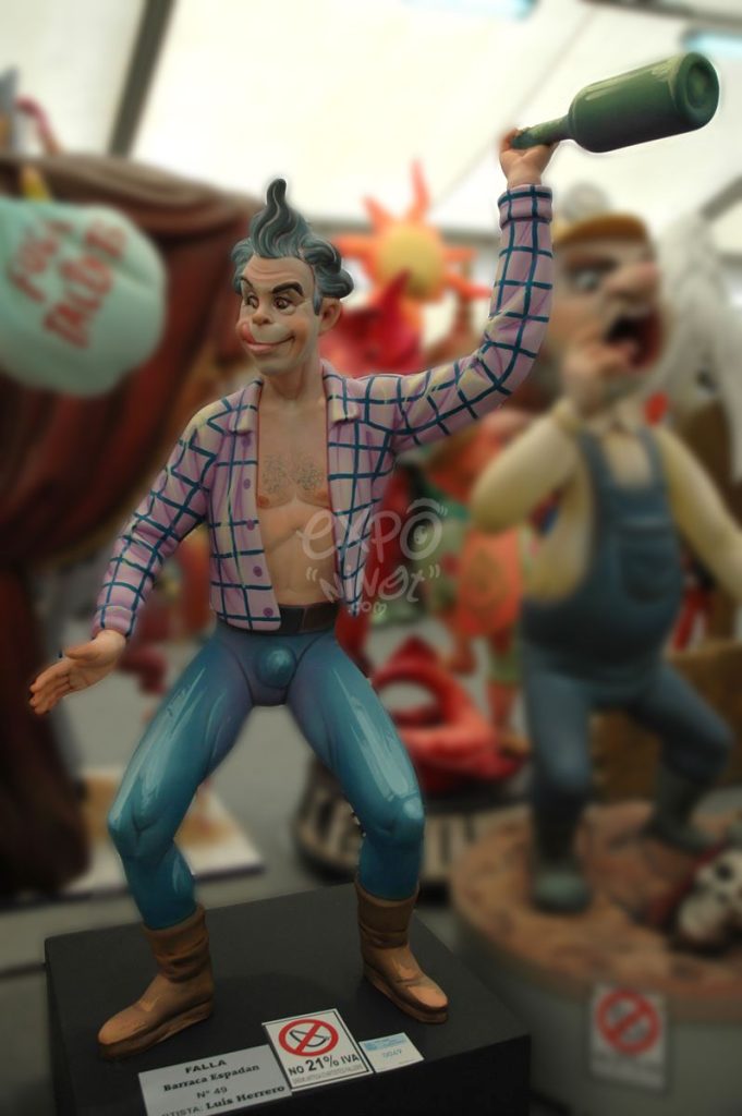 Año 2013, falla Barraca, Espadán, sección segunda a, Artista: Luis Herrero Gargallo.