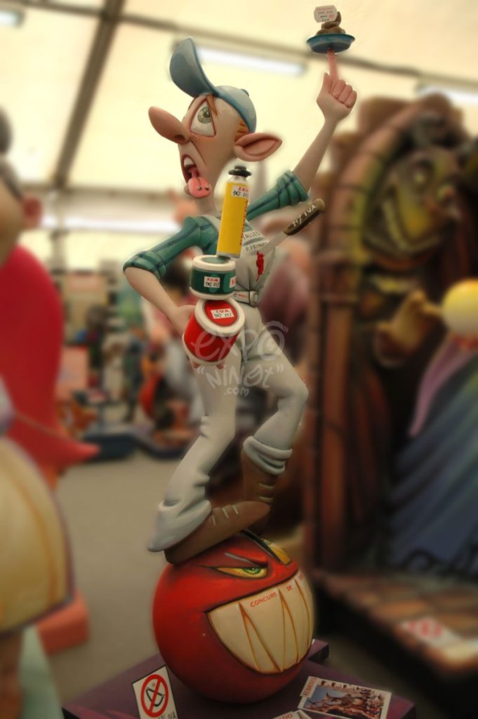 Año 2013, falla Alquerías de Bellver, Garbí, sección segunda a, Artista: Ximo Esteve Mares.