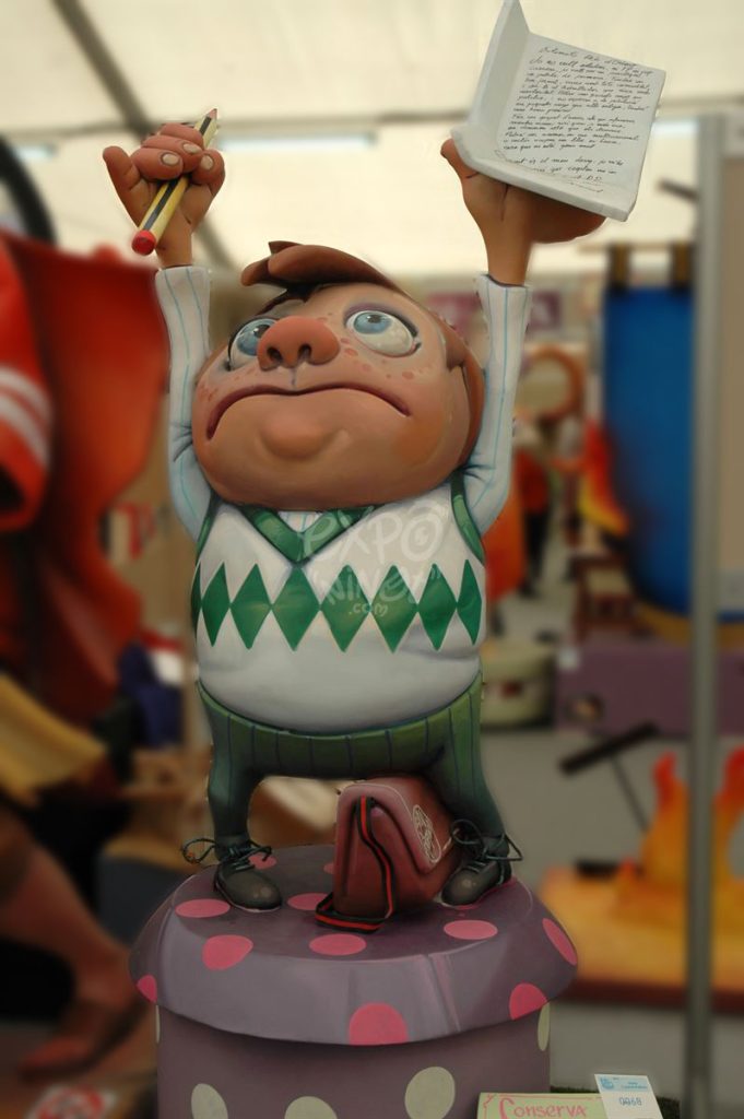 Año 2013, falla Conserva, Berenguer Mallol, sección tercera b, Artista: Manuel Blanco Climent.