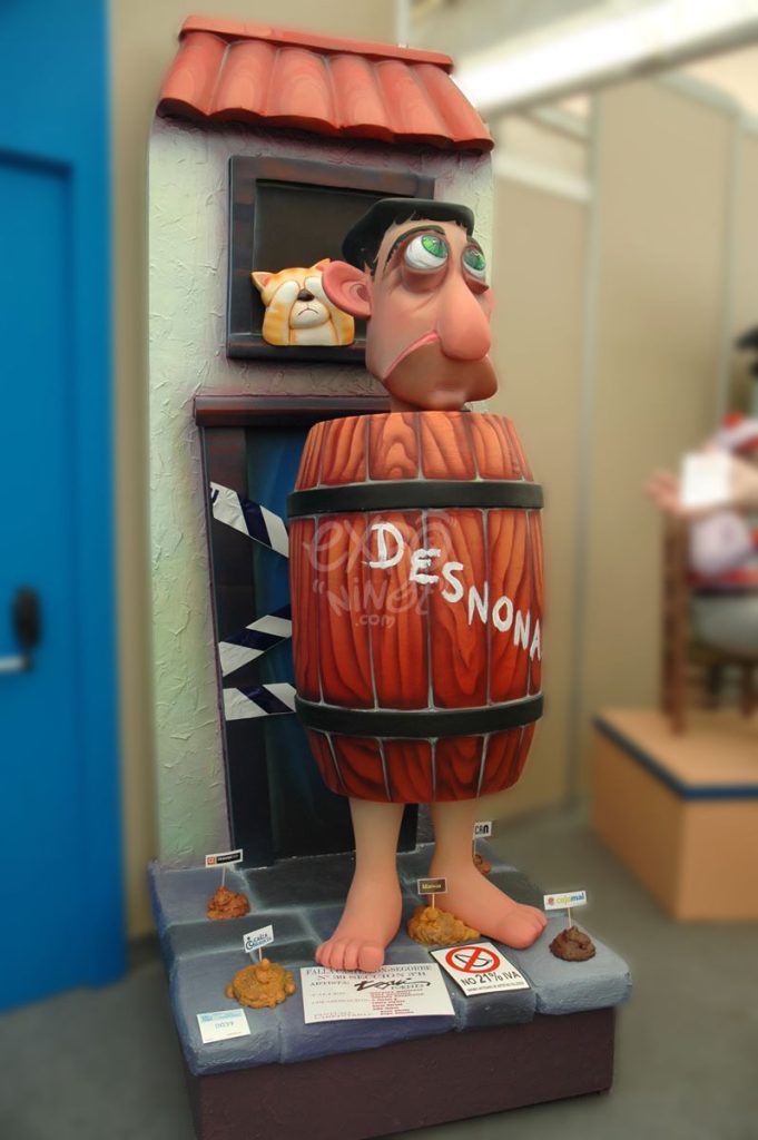 Año 2013, falla Castellón, Segorbe, sección tercera b, Artista: Toni Fornes Quijano.
