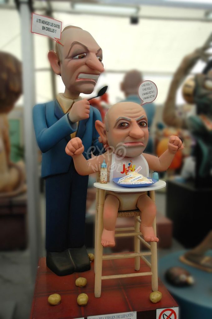 Año 2013, falla Plaza Virgen de Lepanto, sección tercera b, Artista: Toni Fornes Quijano.