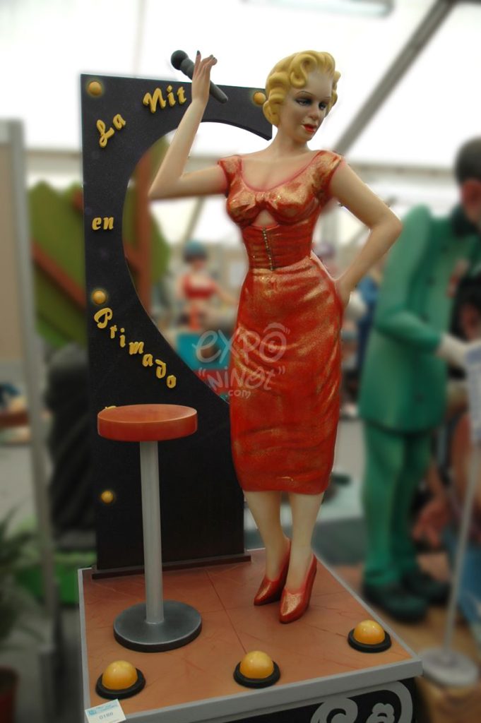 Año 2013, falla Avenida Primado Reig, Vinaroz, sección tercera a, Artista: Javier Blanch Gomis.