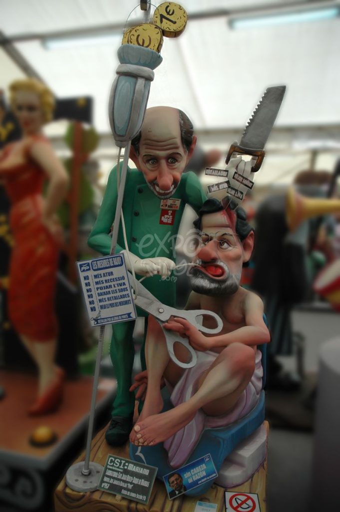 Año 2013, falla San Juan Bosco, Duque de Mandas, sección tercera a, Artista: José Jarauta Navajas “Pepo”.