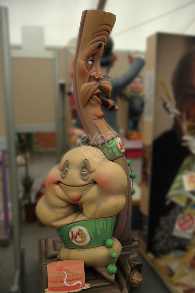 Año 2013, falla Paseo Alameda, Avenida Francia, sección cuarta a, Artista: Miguel Santaeulalia Serrán