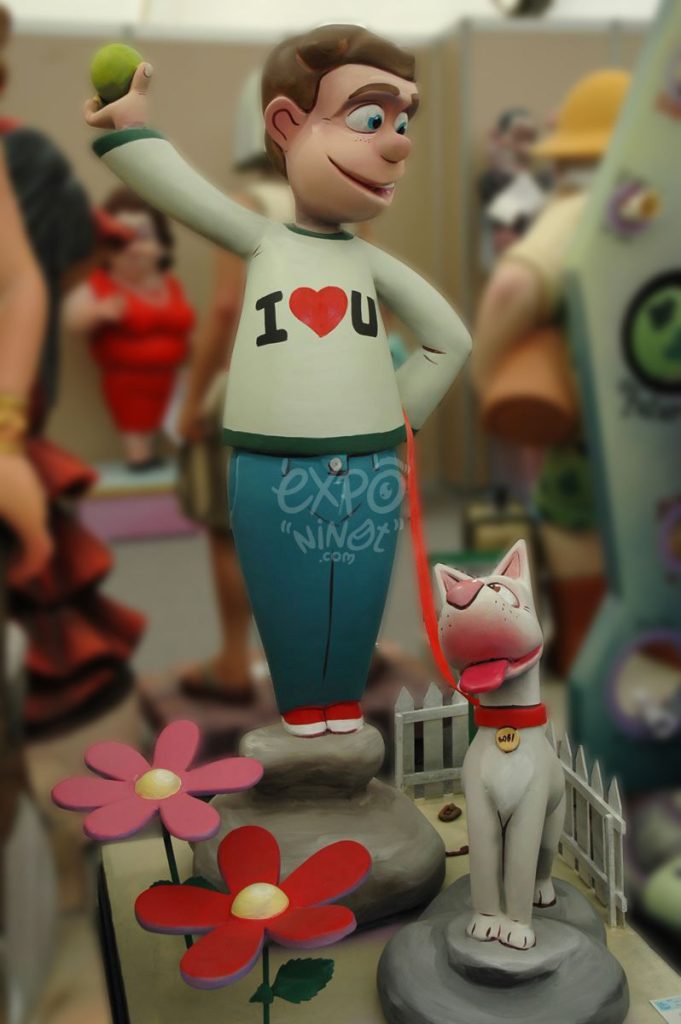 Año 2013, falla Maestro Lope, José Carsí, sección cuarta a, Artista: Miguel Banaclocha Rausell.