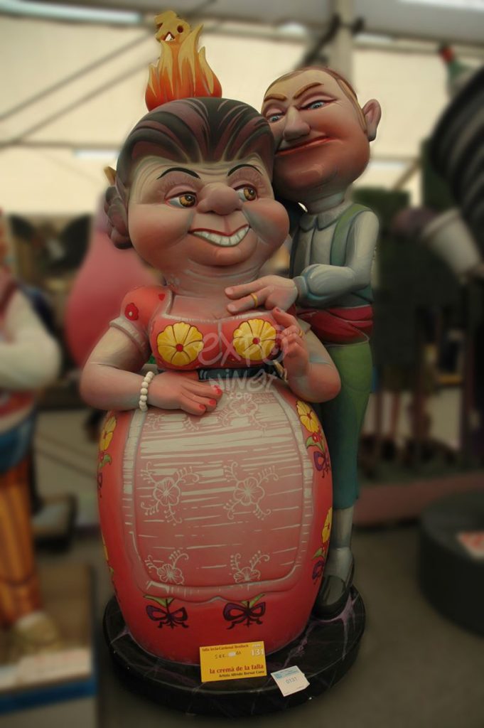 Año 2013, falla Yecla, Cardenal Benlloch, sección cuarta a, Artista: Alfredo Bernat Cano.
