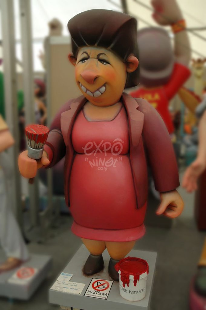 Año 2013, falla Blocs Platja, sección cuarta a, Artista: Miguel Delegido Cabrito.