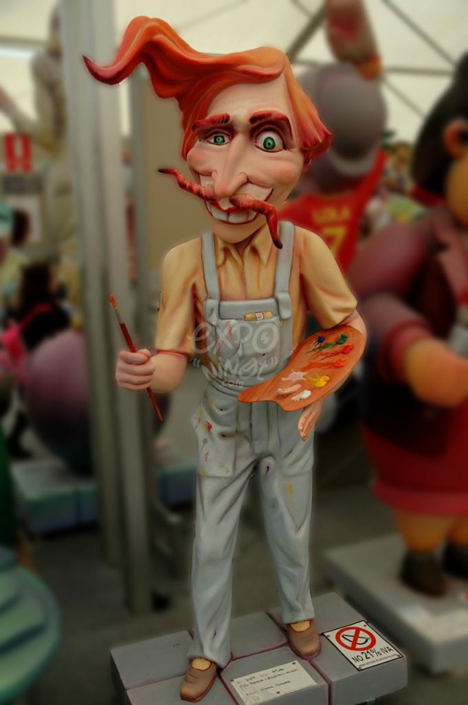 Año 2013, falla Avenida Peris y Valero, Cuba, sección cuarta a, Artista: José Sales Asián.
