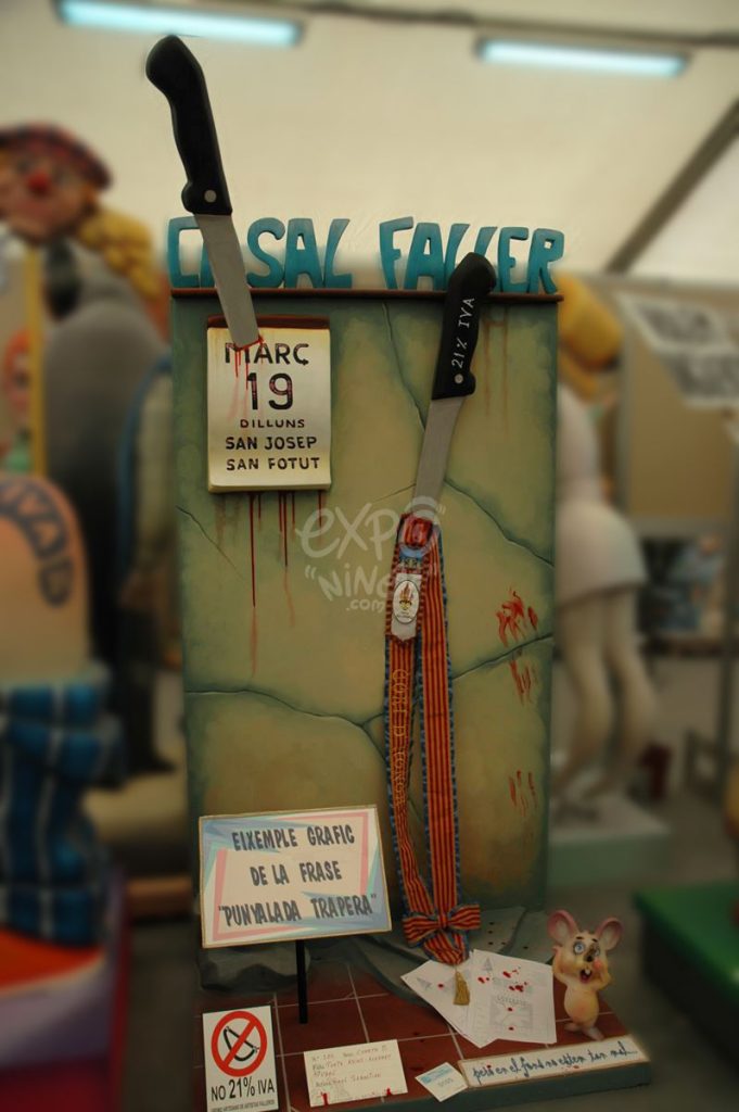 Año 2013, falla Poeta Asins, Alegret, Puzol «Els Jovenils», sección cuarta b, Artista: Raul Sebastián Falaguera.