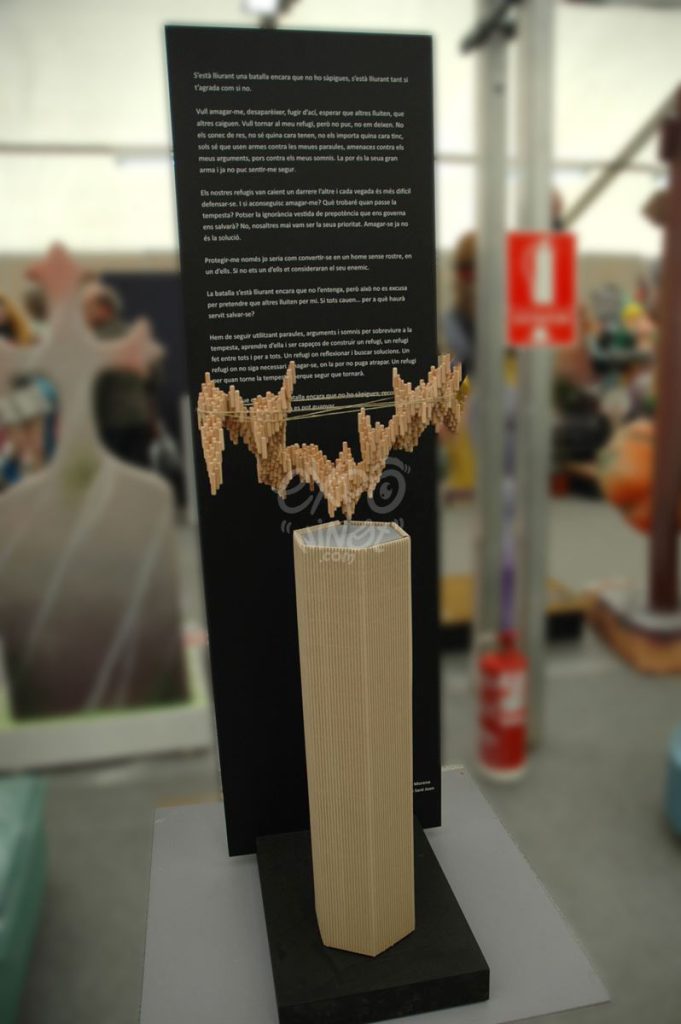 Año 2013, falla Castielfabib, Marqués de San Juan, sección cuarta b, Artistas: David Moreno Terrón, Miguel Arráiz García.
