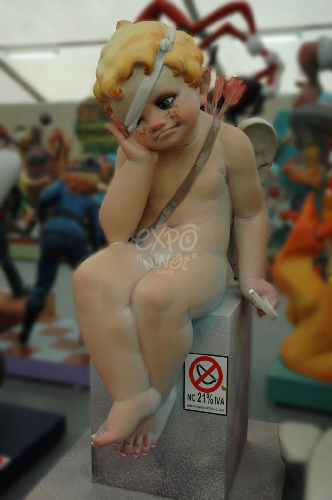 Año 2013, falla Ministro Luis Mayans, Platero Suarez, sección cuarta b, Artista: José Ramón Espuig Escrivá.
