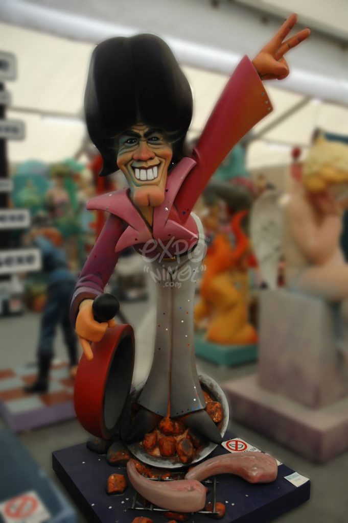 Año 2013, falla San Vicente, Marvá, sección cuarta b, Artista: Miguel Delegido Cabrito.