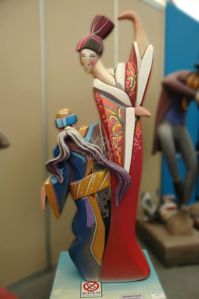 Año 2013, falla Alberique, Héroe Romeu, sección quinta a, Artista: Pedro Espadero Colmenar.