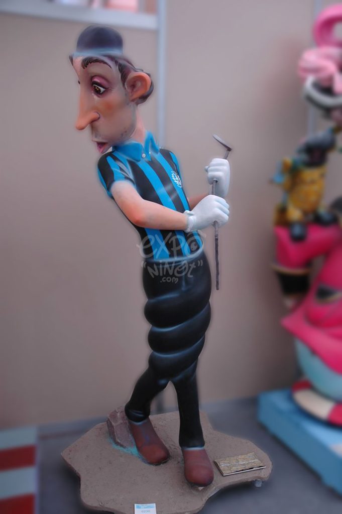 Año 2013, falla Mossén José Cuenca, Pinedo, sección quinta a, Artista: José Lafarga Palomares.