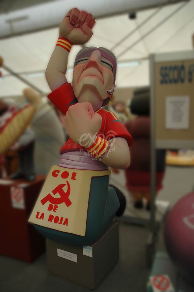 Año 2013, falla Antonio Molle, Gregorio Gea, sección sexta a, Artista: Javier Martínez Fernández.