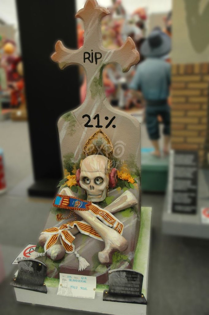 Año 2013, falla Blanquerías, sección sexta a, Artista: Francisco Real Pérez.