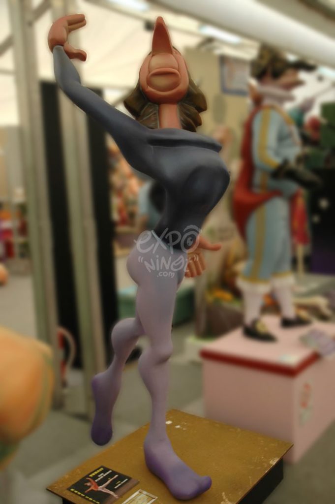 Año 2013, falla Vidal de Canelles, Sánchez Coello, sección sexta a, Artista: Fernando Martínez.