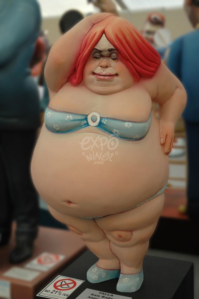 Año 2013, falla San Rafael, Antón Martin, sección sexta b, Artista: Luis Herrero Gargallo.