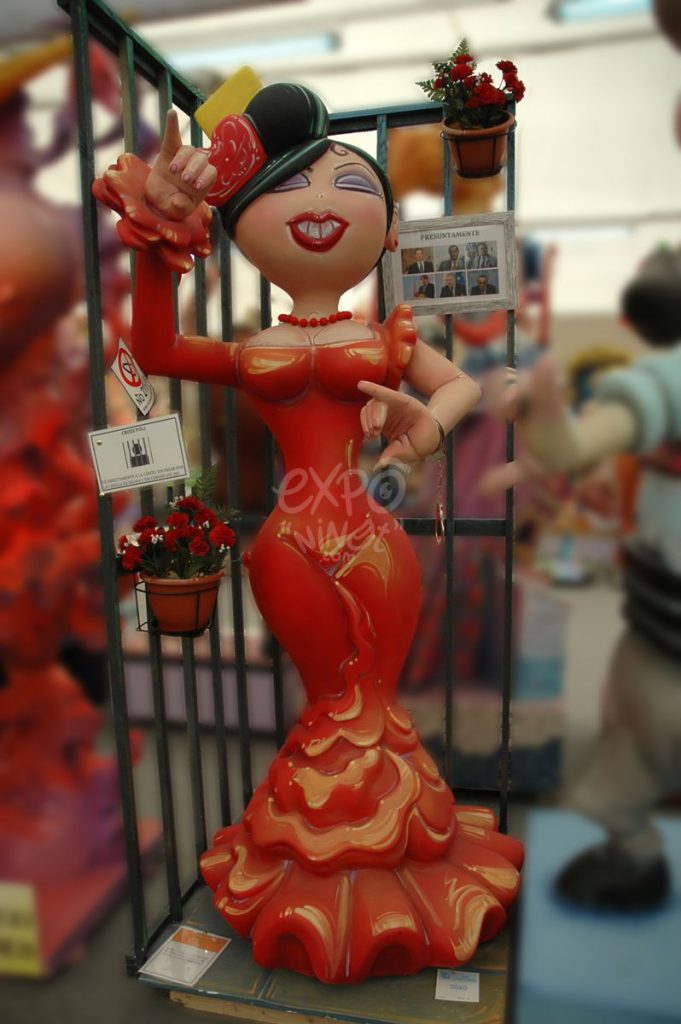 Año 2013, falla Calabazas, En Gall, sección sexta b, Artista: Diego Arnau Espinosa.