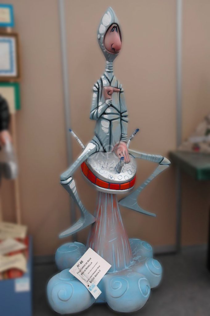 Año 2013, falla Baja, Mesón de Morella, sección sexta c, Artista: Jordi Fresquet Mas.