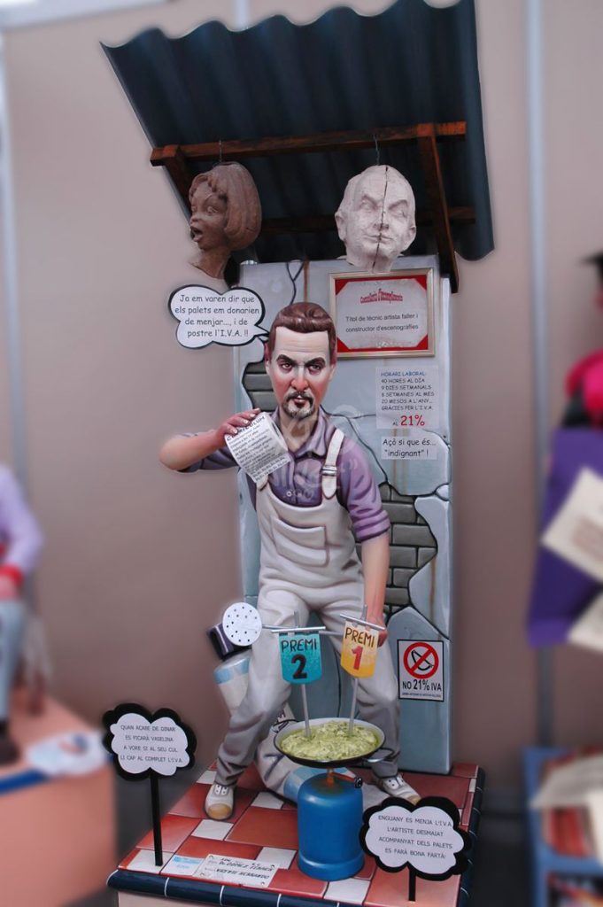 Año 2013, falla Doctor Gómez Ferrer, sección sexta c, Artista: Vicente Herrando Soler.