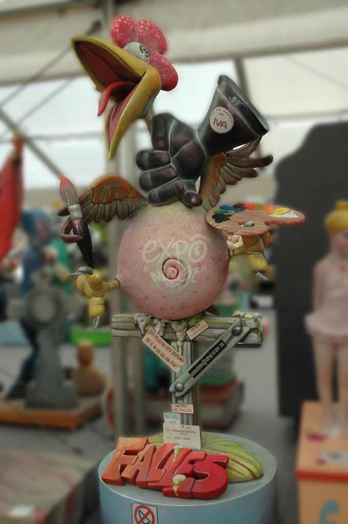 Año 2013, falla Ingeniero José Sirera, Pío nueve, sección sexta c, Artista: Francisco Roca Chorques.