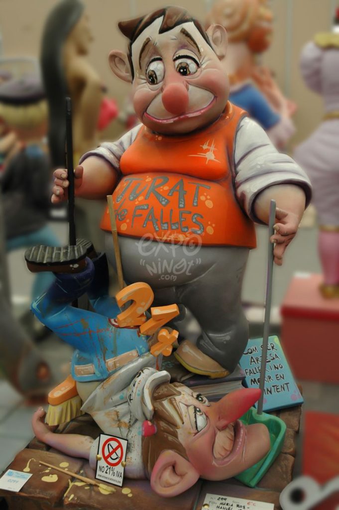 Año 2013, falla María Ros, Manuel Iranzo, sección sexta c, Artista: Luis Espinosa Olmos.